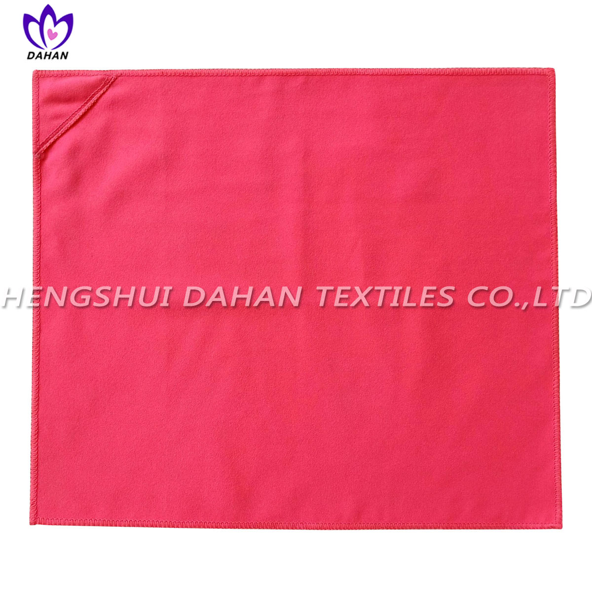 MS28 polyester pure color microfiber LED suede towel 