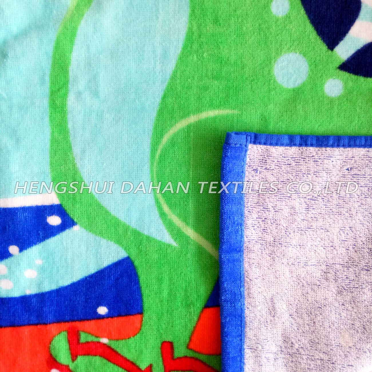LL59 100% Cotton printing beach towel, cloak 