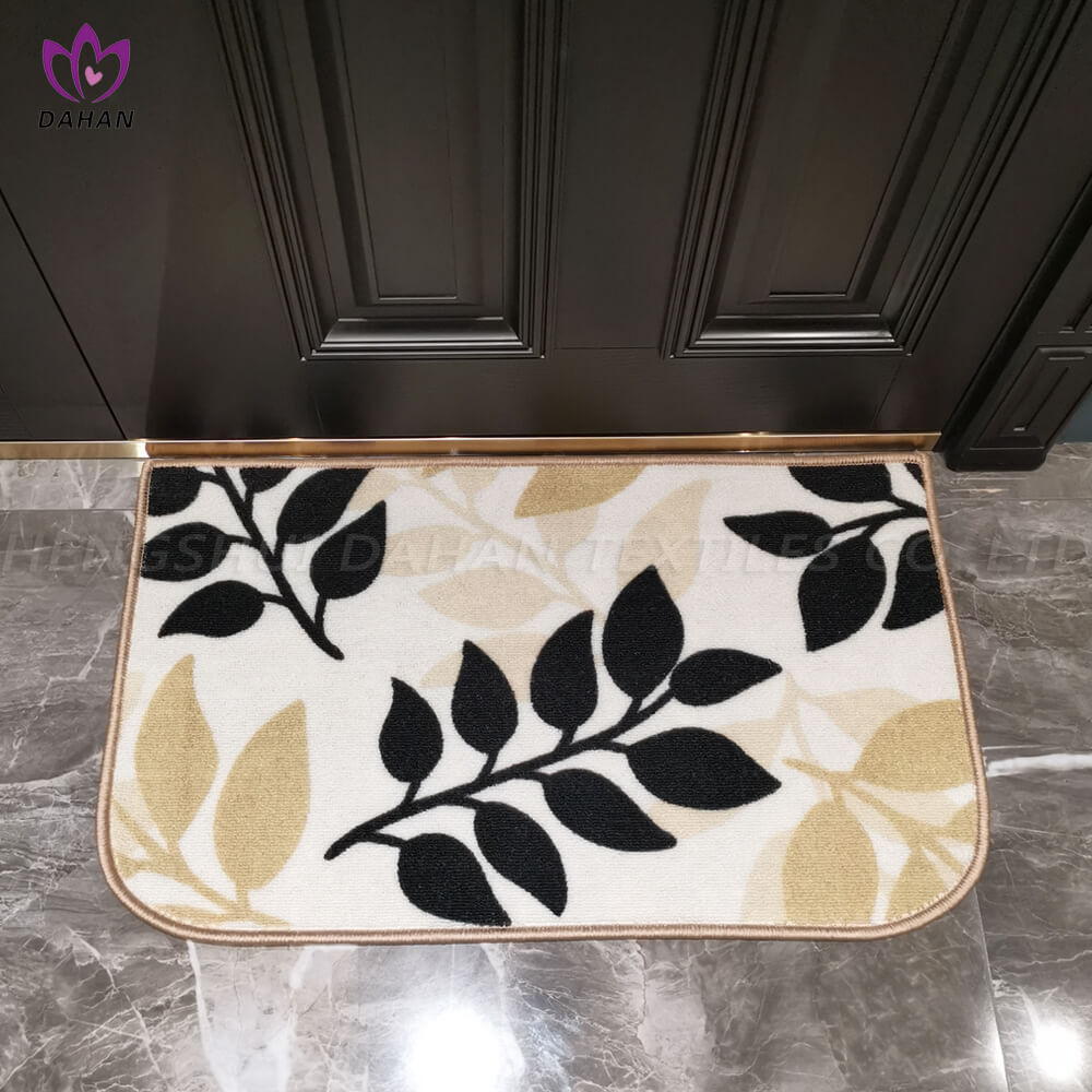 Printed ground mat kitchen mat.