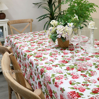 100% Polyester printed​ tablecloth. TP129