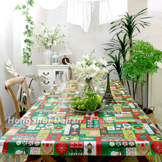 PEVA Christmas printed tablecloth. TP146