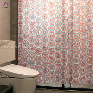 Waterproof shower curtain with printing. SC12