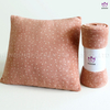 Coral fleece blanket and pillow. BK145