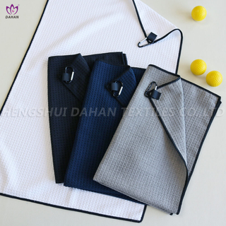 Microfiber golf towels. 