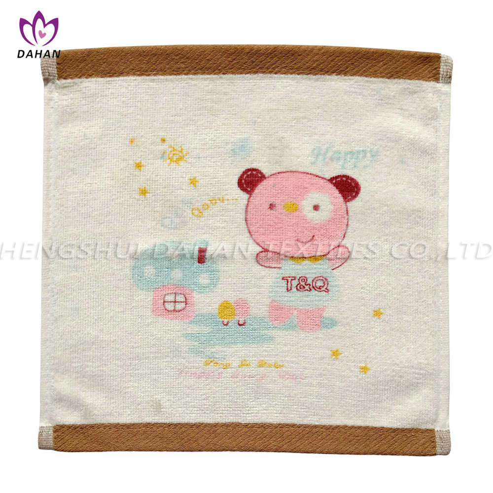 CT68 100%Cotton reactive printing baby towels.