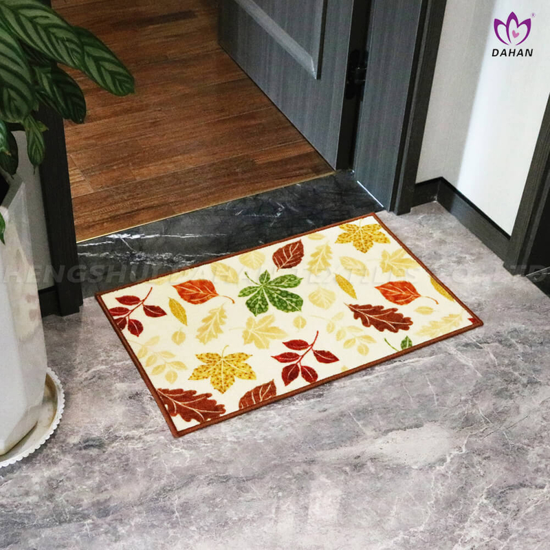  Waterproof printing ground mat kitchen mat.