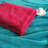 7029 Solid color coral fleece blanket.