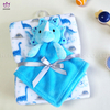 Baby blanket with doll head.BB01