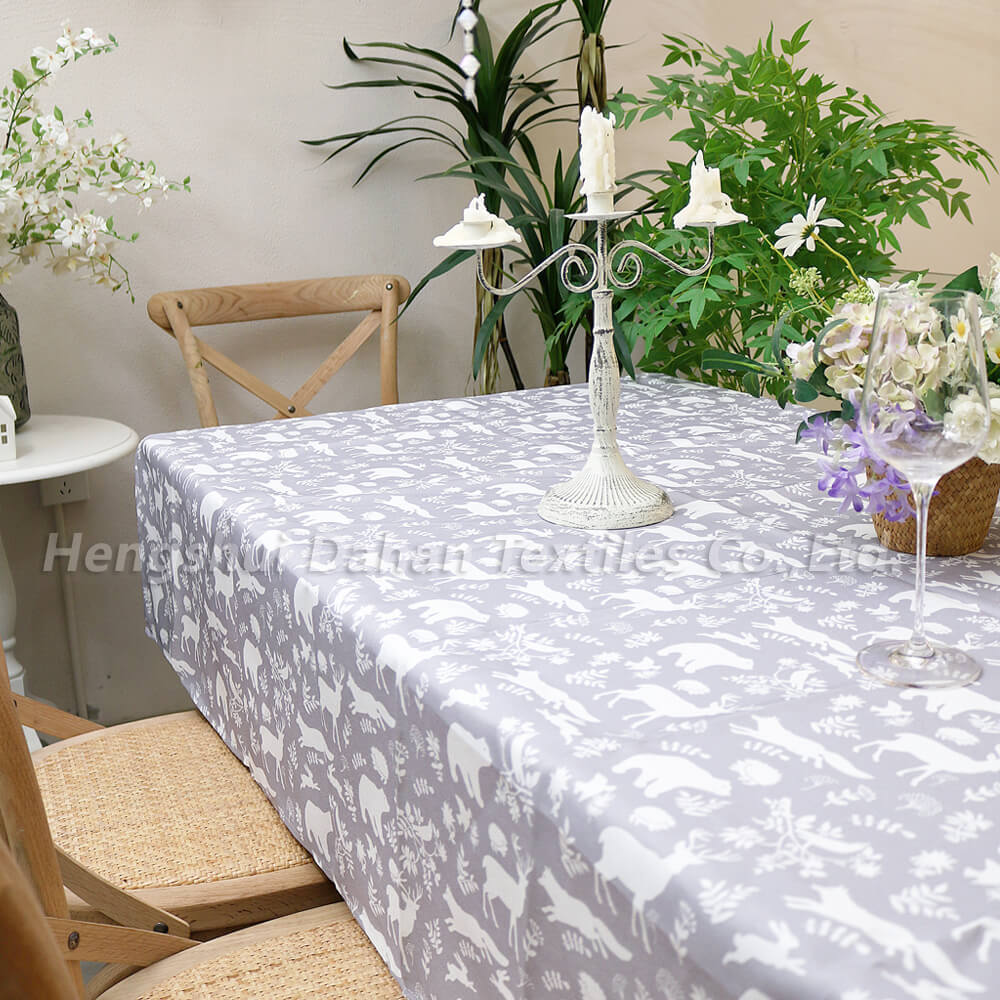 Printing table cloth +table runner + placemat. 