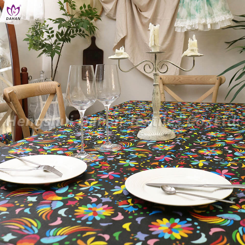 PEVA Printed tablecloth. 