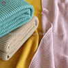 BK299 Solid color knitted blankets .