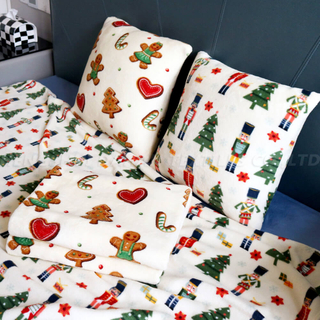 Coral fleece blanket and pillow. BK143