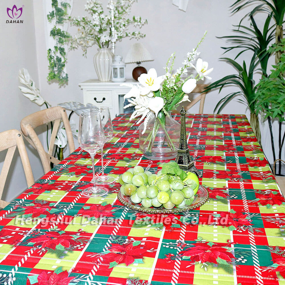 PEVA Christmas printed tablecloth. TP149