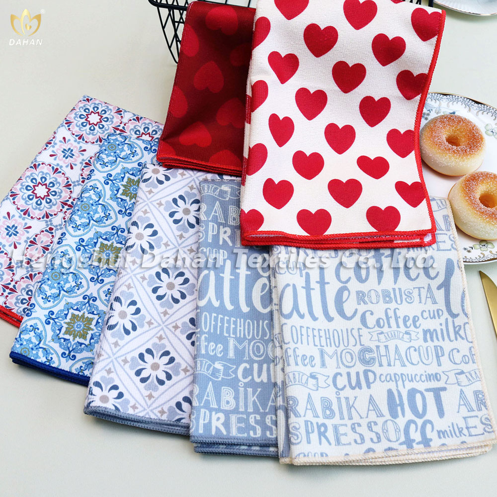 MC243 Microfiber printing kitchen towels. 