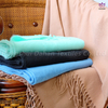 BK335 100%Acrylic tassel blankets .
