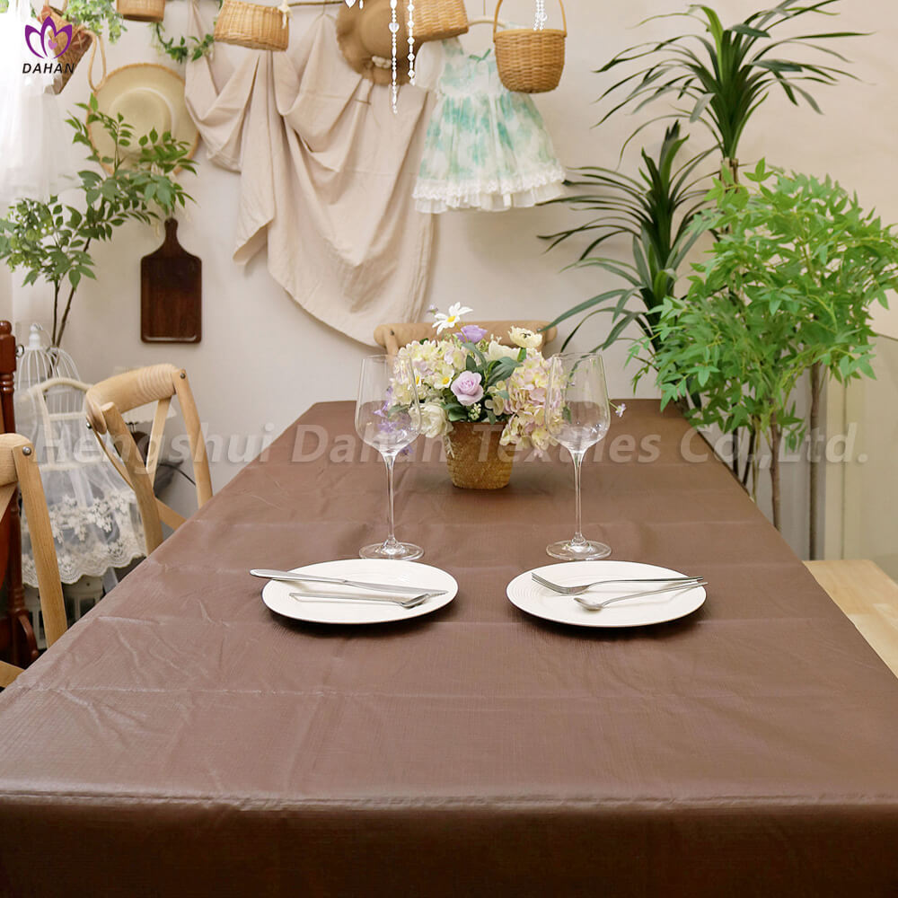 PEVA Solid color tablecloth. 