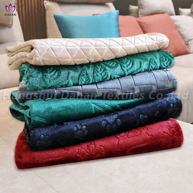 BK315 Embossed flannel blankets. 