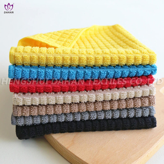Microfiber solid color kitchen towels. 