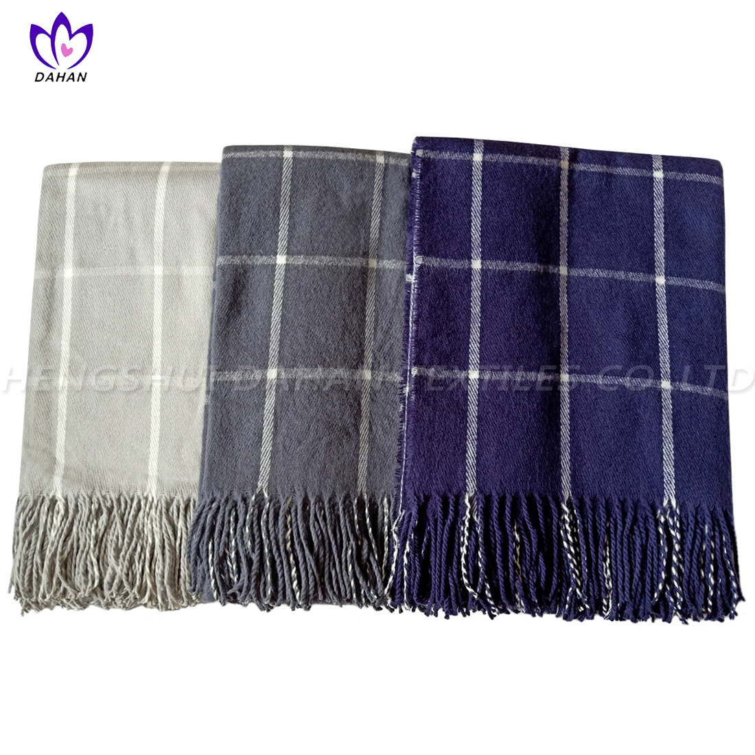 100%acrylic tassels scarf, blanket.7011 - Buy Product on ...