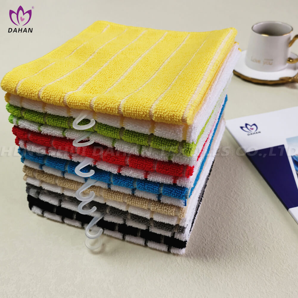 100% Polyester solid color kitchen towels.2-PACK
