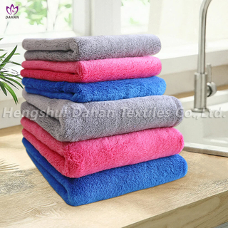 123 Solid color microfiber towels. 