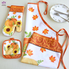 100% Polyester printing apron set 3pk