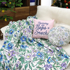 BK397 Flannel printed blanket and pillow. 