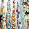 PR44 Printed tea towels.