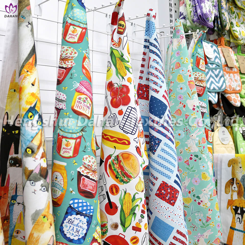 PR44 Printed tea towels.