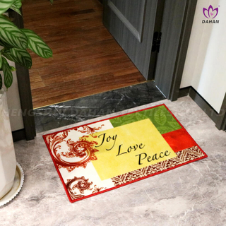 Waterproof printing ground mat kitchen mat.