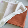 CT95 Solid color baby napkin blanket.