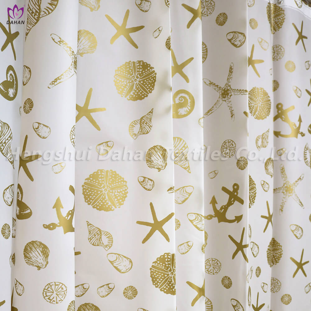 Waterproof printed shower curtain. SC30