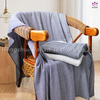 100%Polyester tassel blankets .