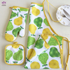 100% Polyester printing apron set 3pk