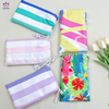 Microfiber suede towel beach towel.