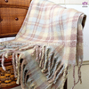 BK332 Mohair tassel blanket.