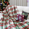 BK393 Christmas printed double-layered blanket . 