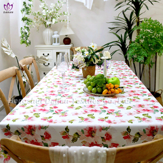 100% Polyester printed​ tablecloth. TP130