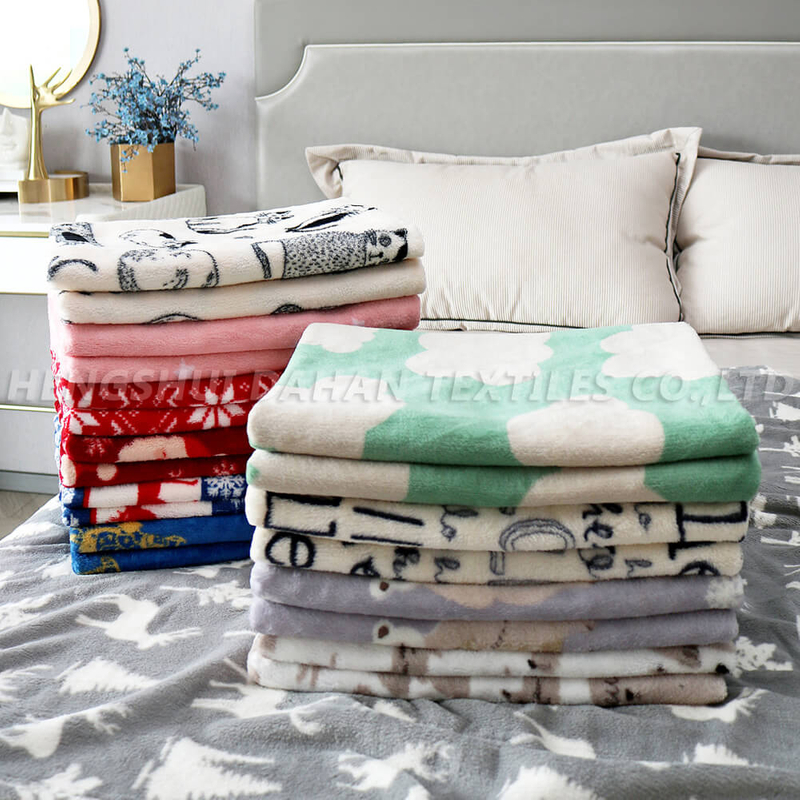 BK228 Coral fleece printing blankets. 