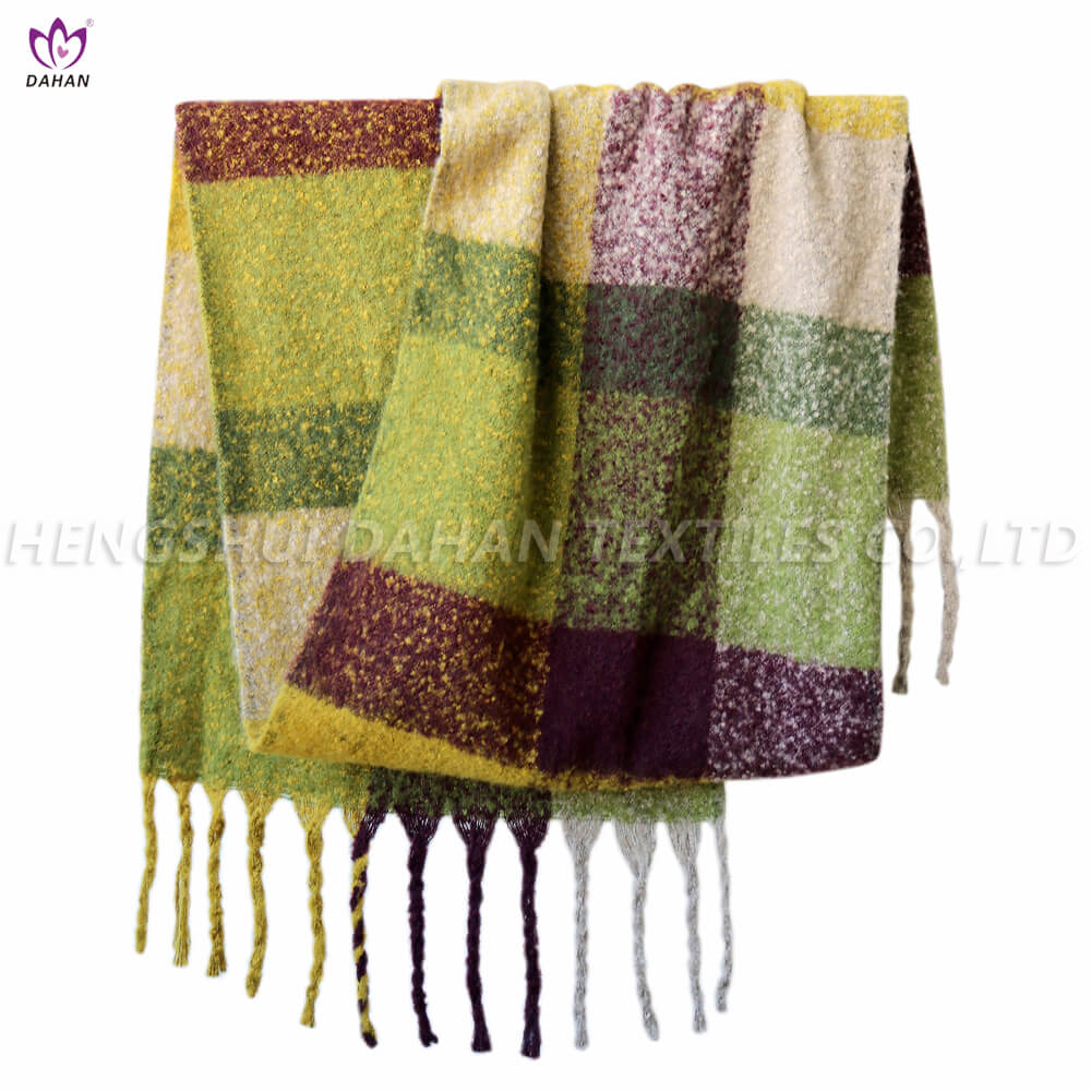100% Polyester tassel scarf