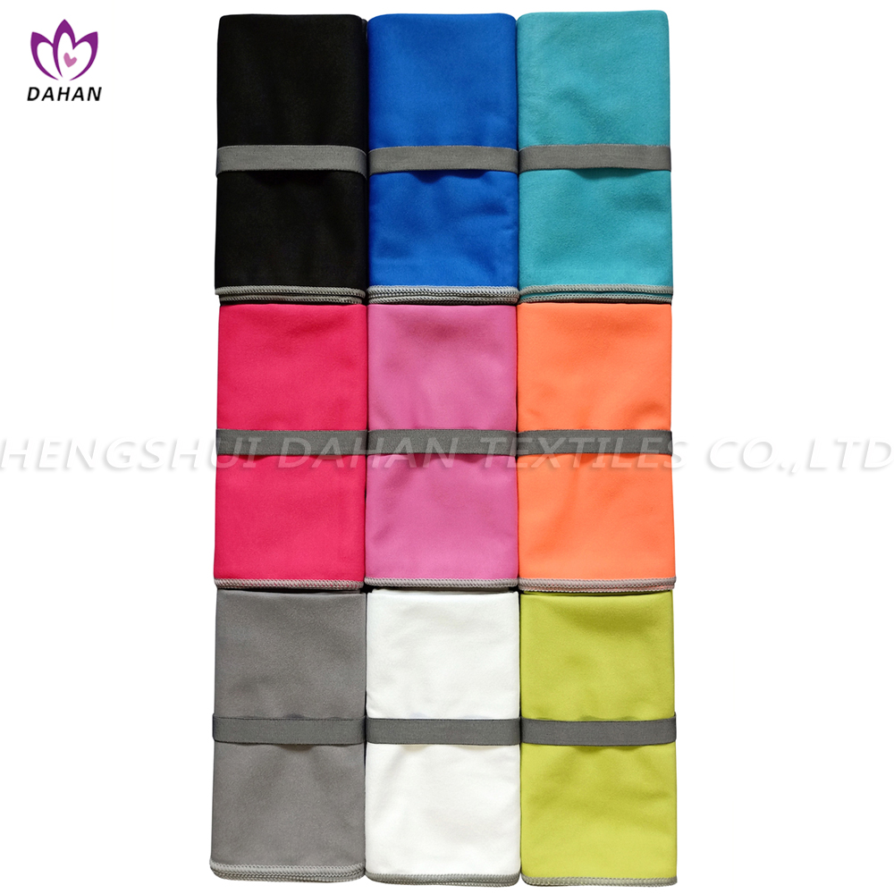 MS37 Solid color microfiber suede towel. 