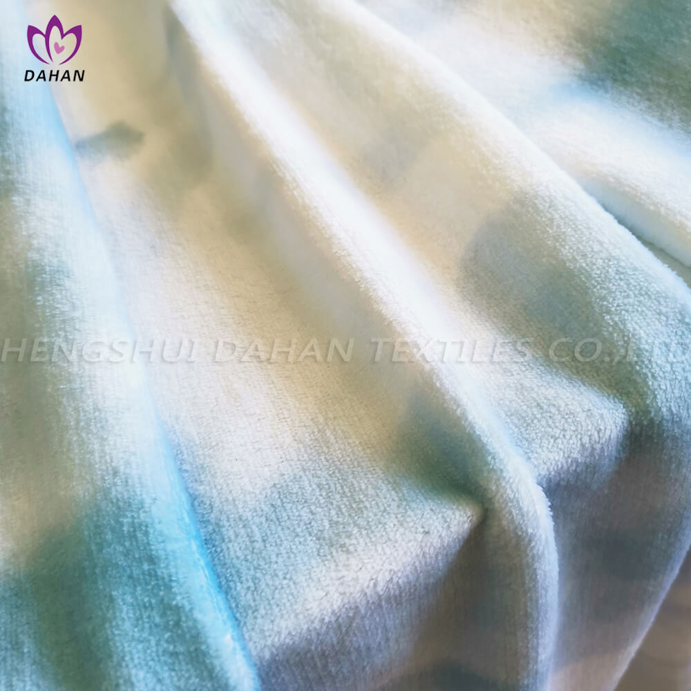 BK46 Coral fleece/flannel tie-dye printing blanket. 