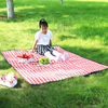 Plaid thickened waterproof picnic mat Outdoor picnic blanket.