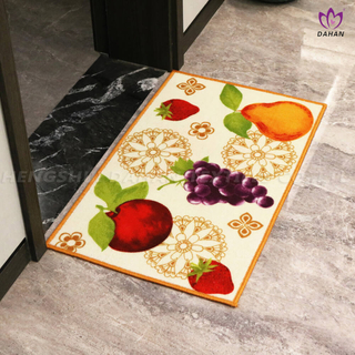 Waterproof printing ground mat kitchen mat.