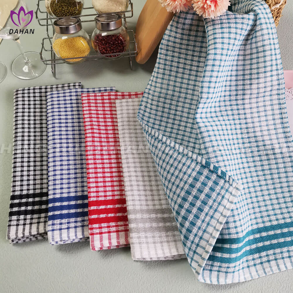 DY62 Polycotton yarn-dyed tea towel.