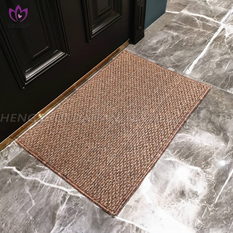 Yarn dye ground mat kitchen mat.