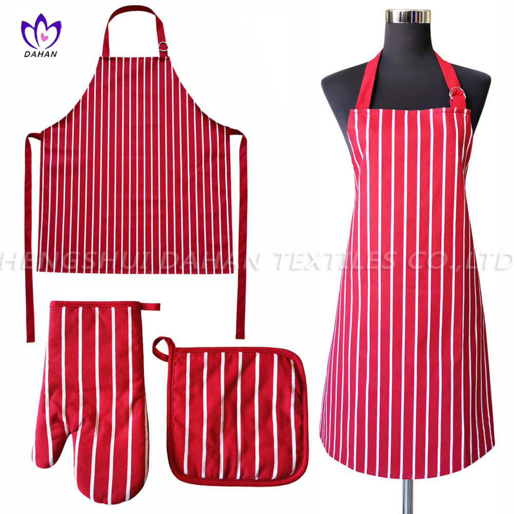 10491 Printing Apron+Glove+Pot holder 3-pack .