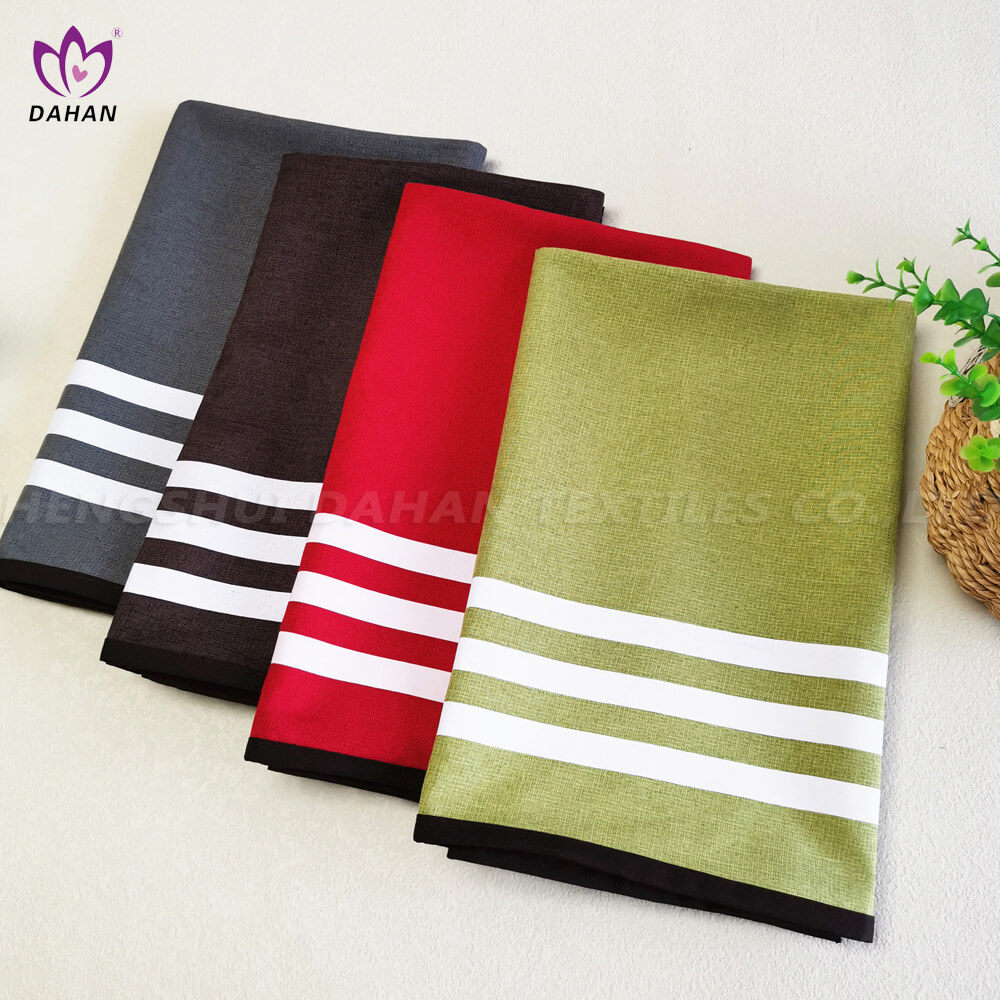 WX173 Polyester and linen printing beach towel.