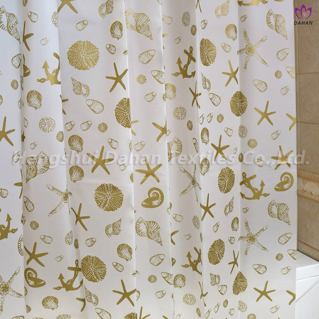 Waterproof printed shower curtain. SC30
