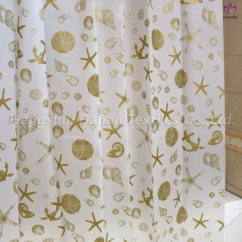 Waterproof printed shower curtain. SC30
